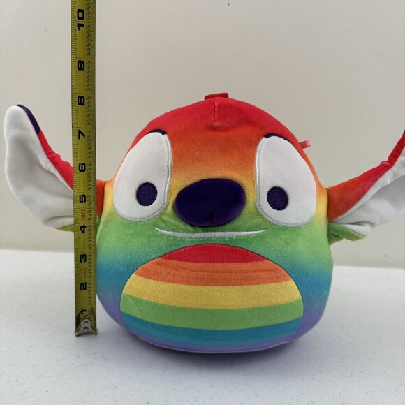 Disney Pride Collection Stitch Squishmallow 8" PRIDE Rainbow Plush Toy - Picture 9 of 10